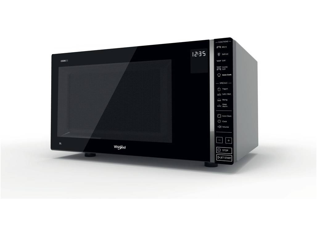 MICRO ONDAS COM GRILL WHIRLPOOL PRETO 30 L