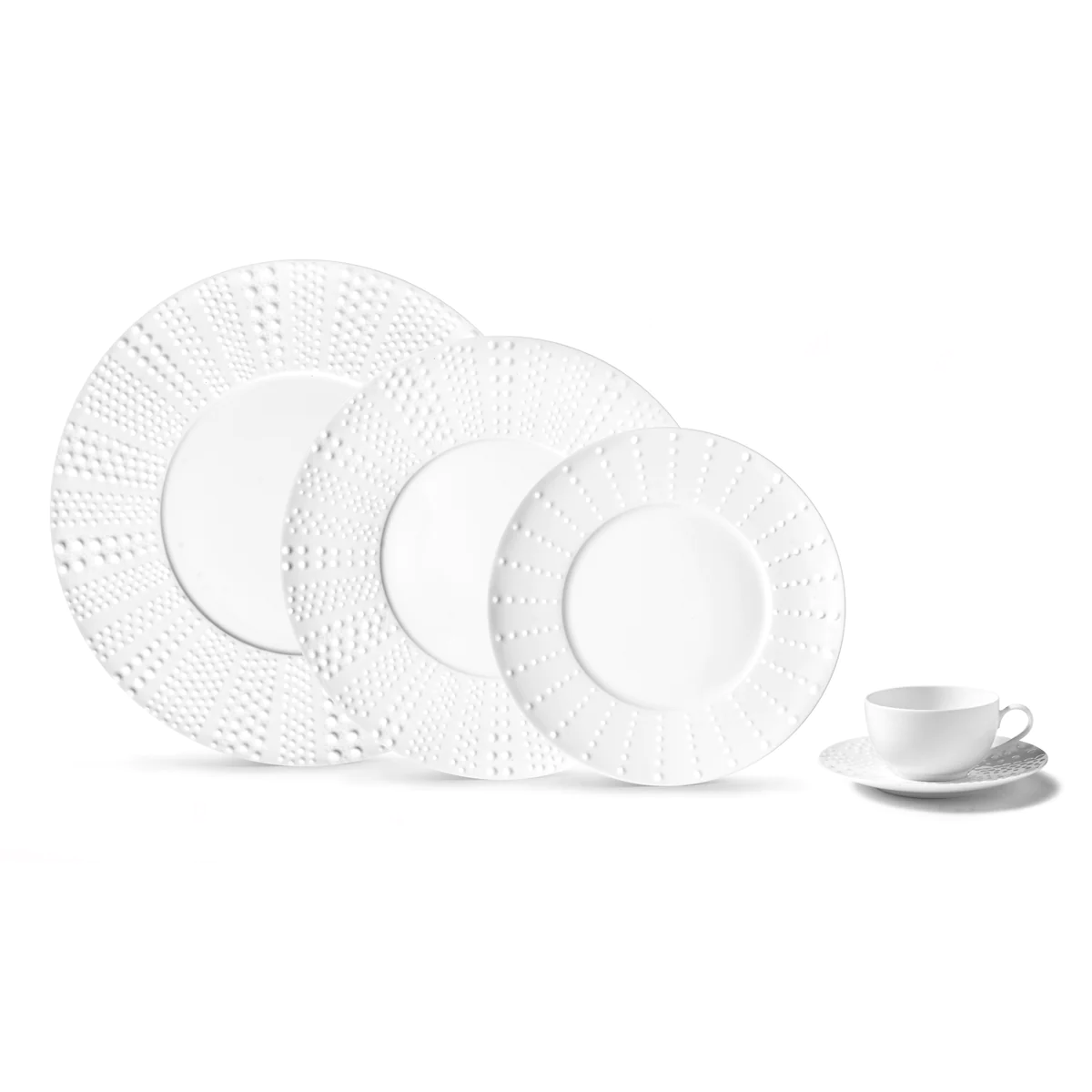 Sania Brillant - Assiette creuse 22.2 cm (lot de 6) Médard de Noblat