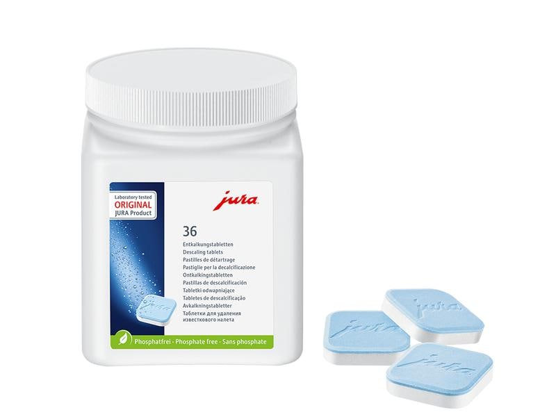 JURA 2-Phasen-Entkalkungstabletten Tabletten zur Entkalkung von Kaffeevollautomaten