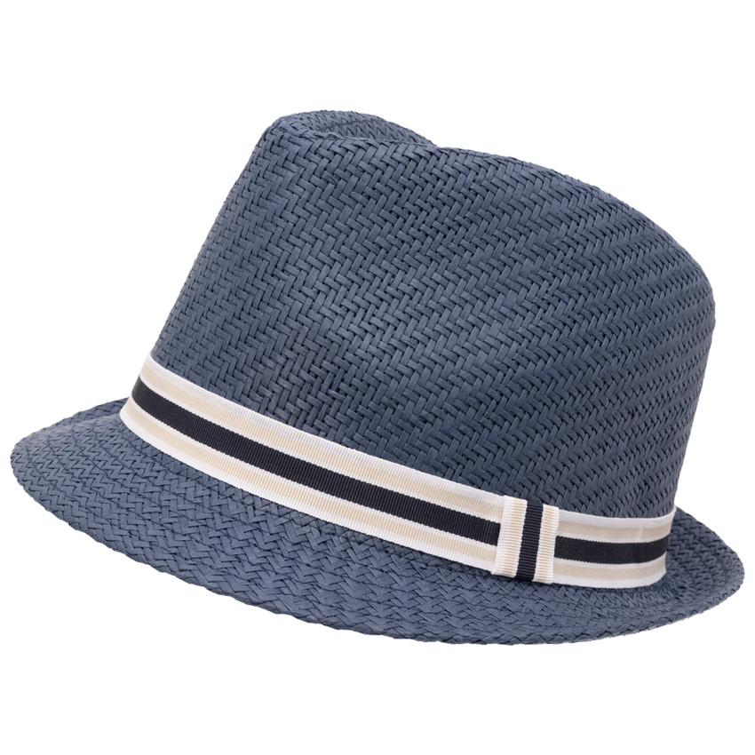 Borsalino avec galon tissé pour bébé garçon
