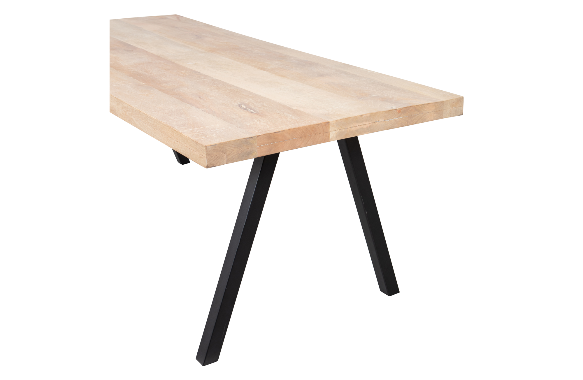 WOOOD eettafel Tablo mangohout 180x90 2-standen poot