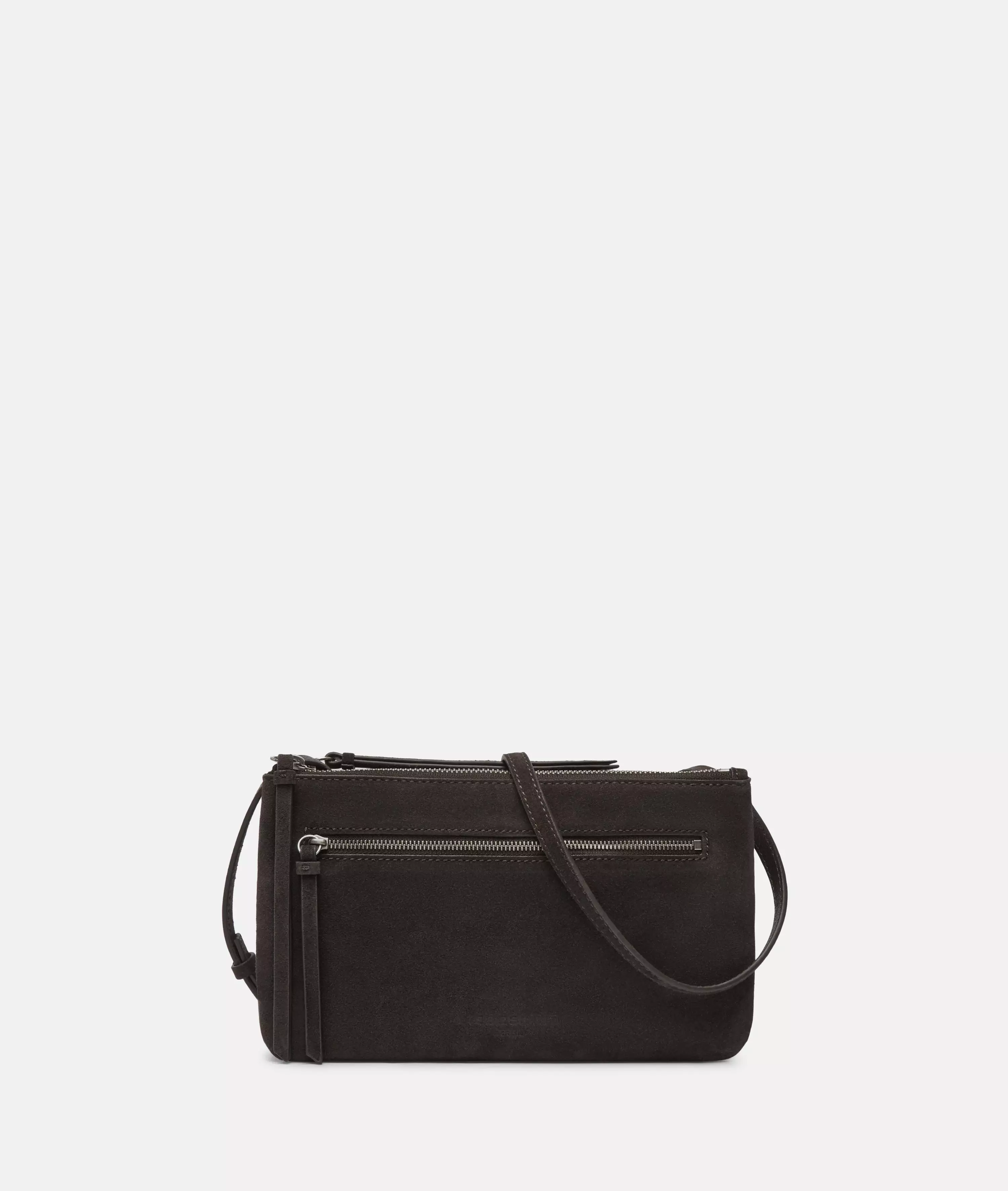Crossbody Handy shoulder bag made from soft suede