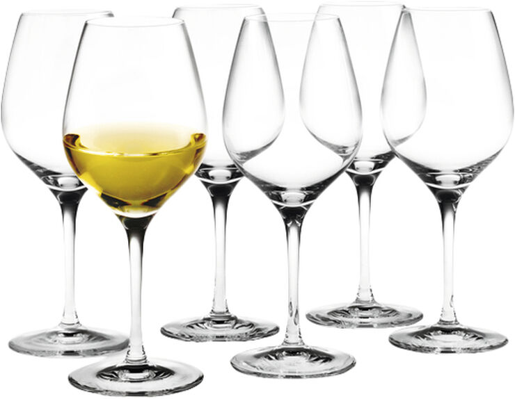 Holmegaard Cabernet Hedvinsglas klar 28 cl 6 stk. Transparent