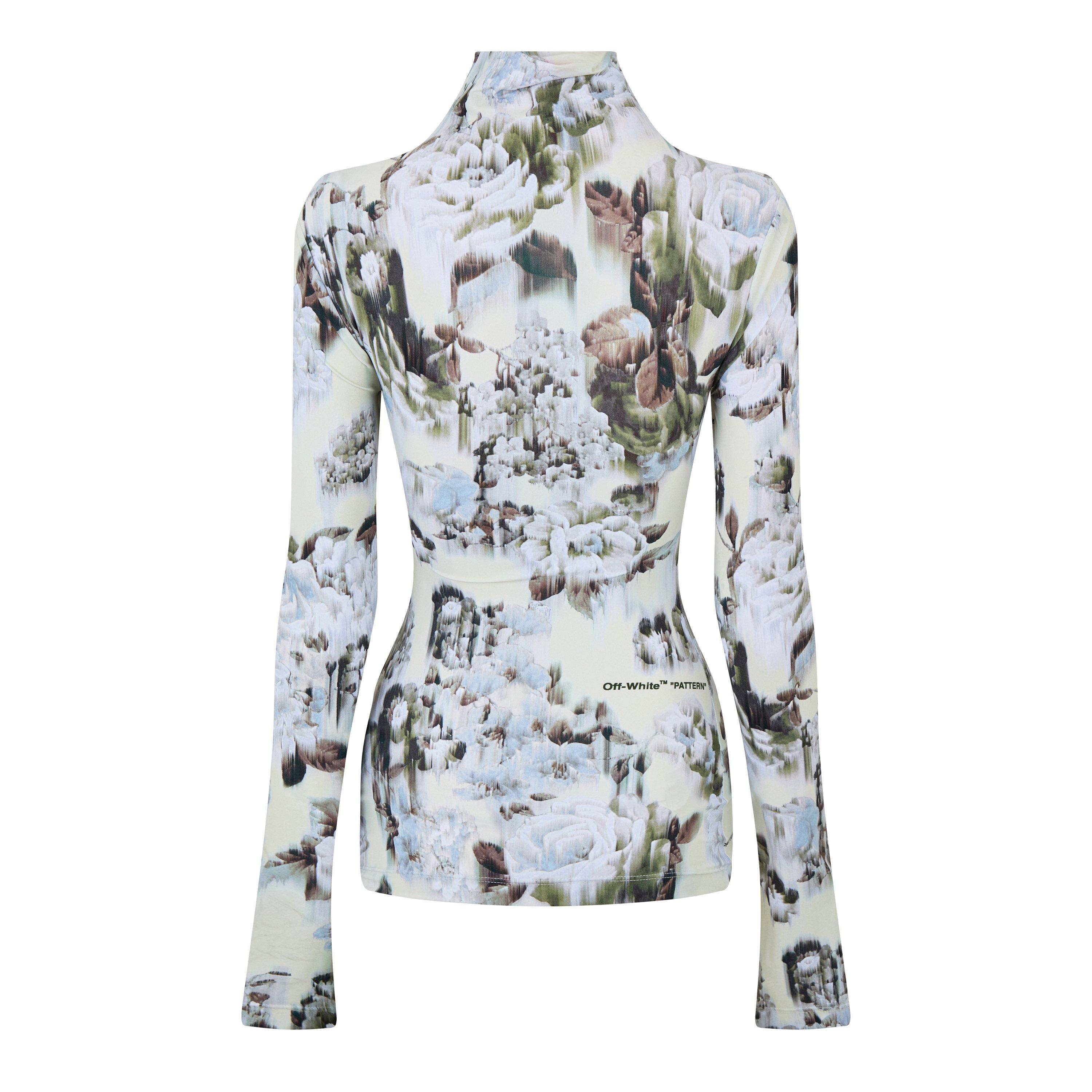Off White Floral Top