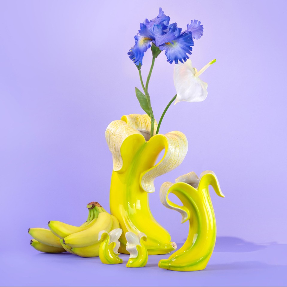 DONKEY - Banana Romance Vase - Stor