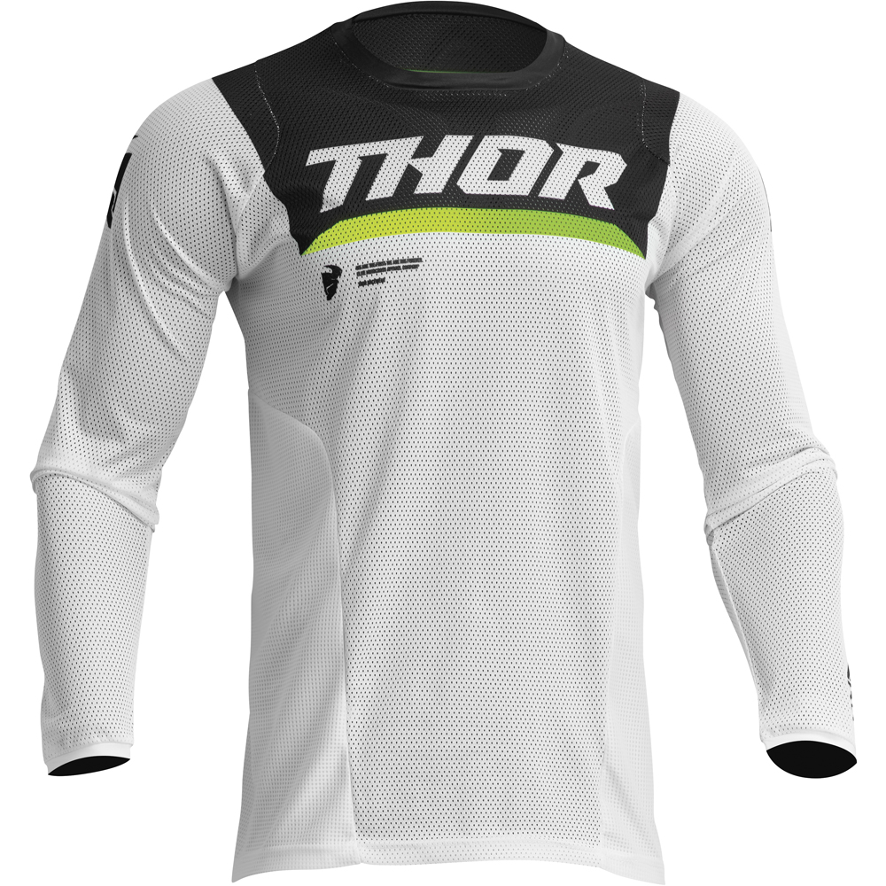 Thor Motocross - Maillot Pulse Air Cameo Blanc / Noir