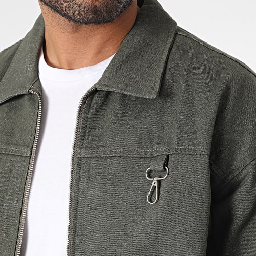 Ensemble Veste Zippée Et Pantalon Vert Kaki