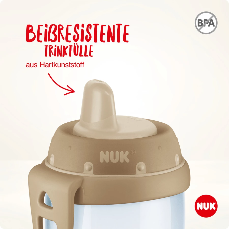 NUK Trinkflasche Kiddy Cup 300 ml,  Bambi