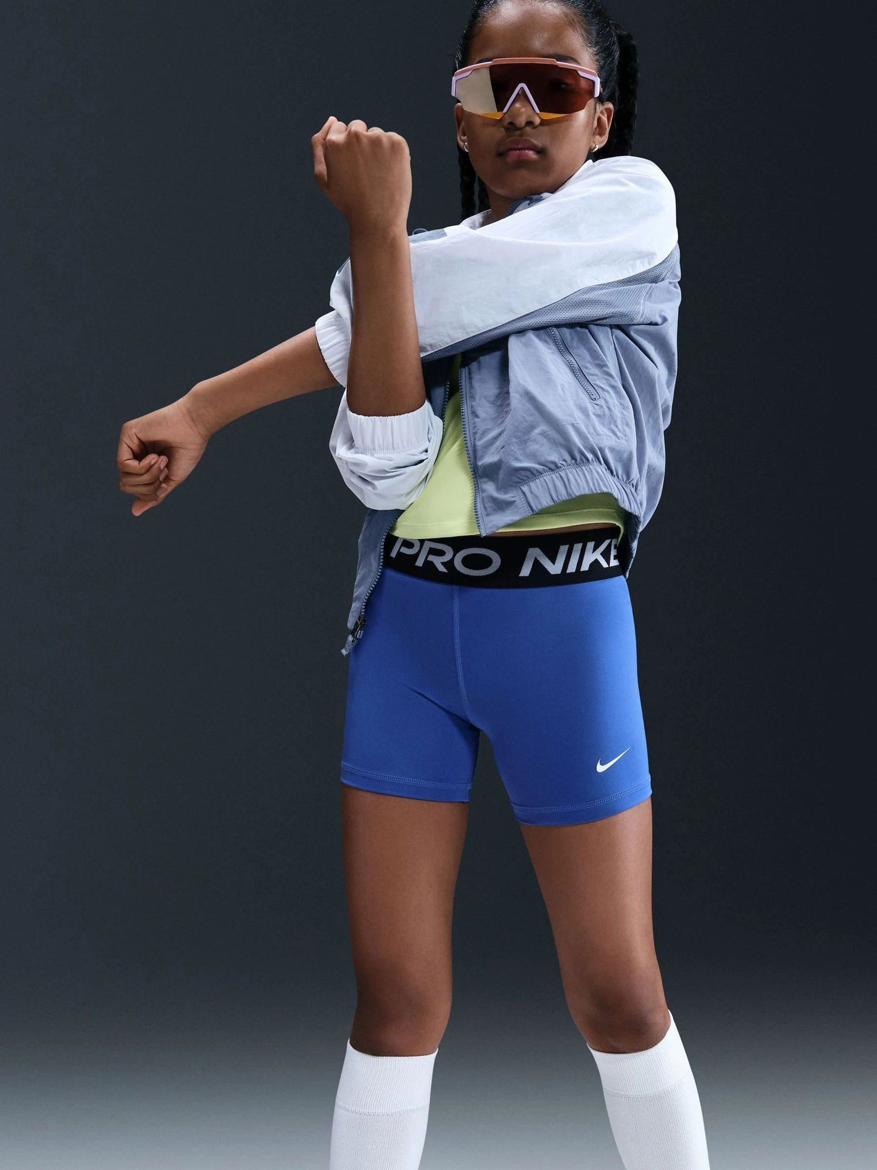 Comet blauw - Nike Dri-FIT Pro shorts