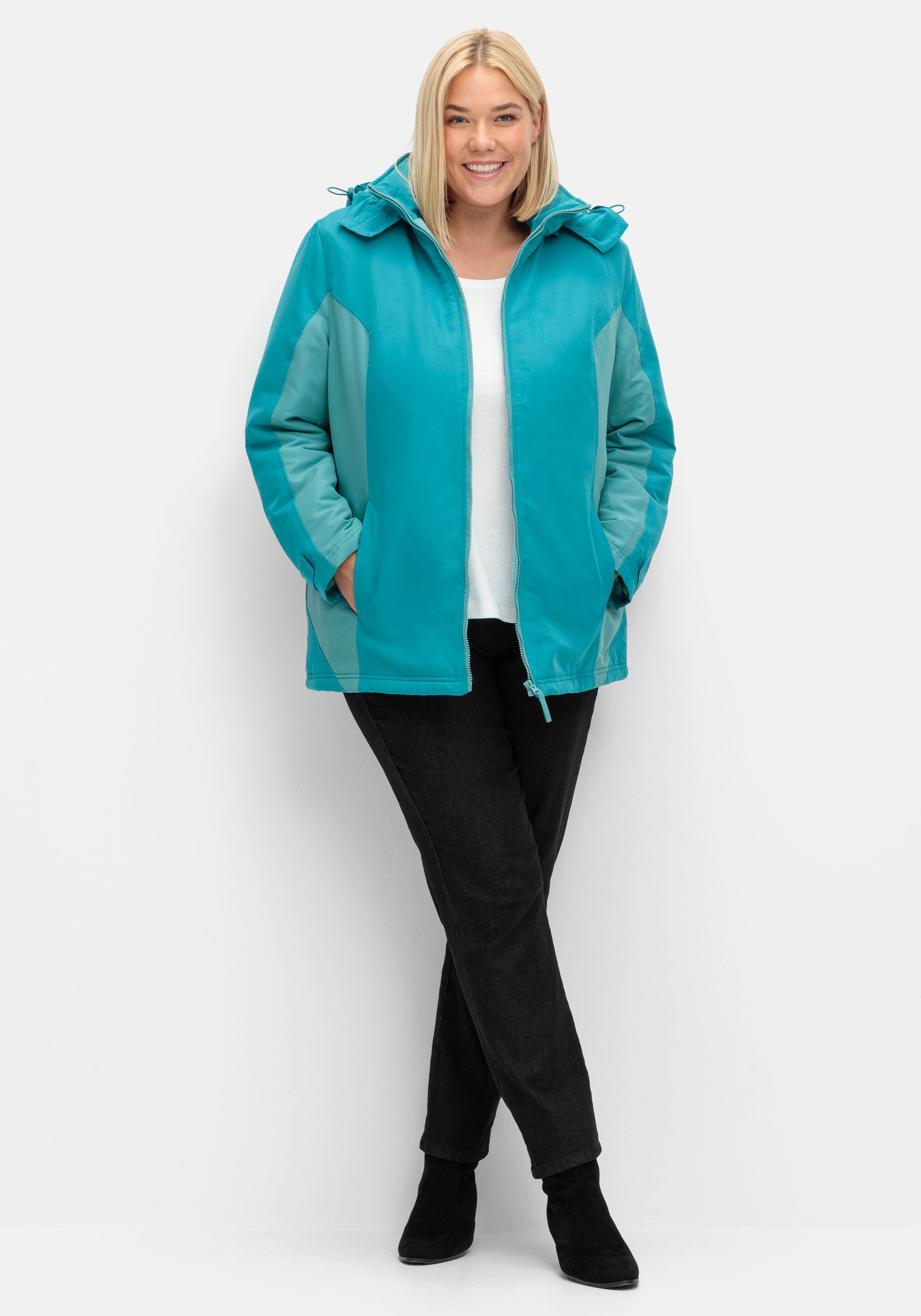 Funktions-Winterjacke mit Kontrastdetails