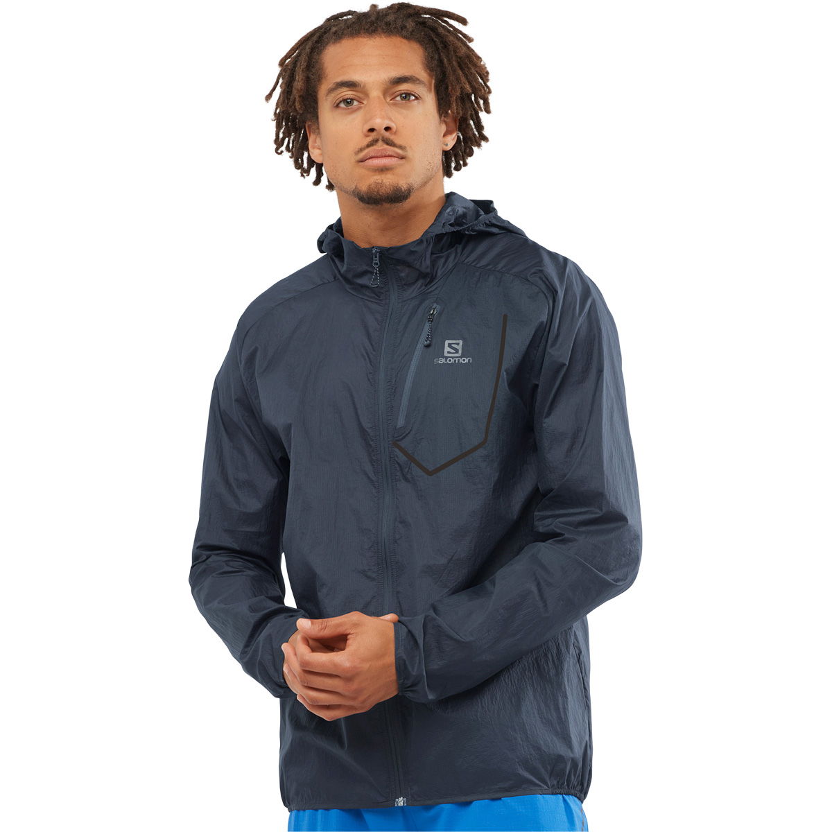 Salomon Bonatti Aero Hood Løbejakke