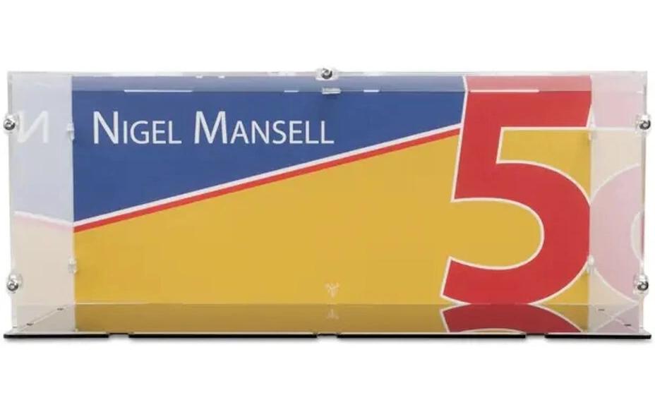 Acryl-Display Williams Racing FW14B mit Nigel Mansell 10353Elegantes Acryl-Display für die LEGO Sammlung