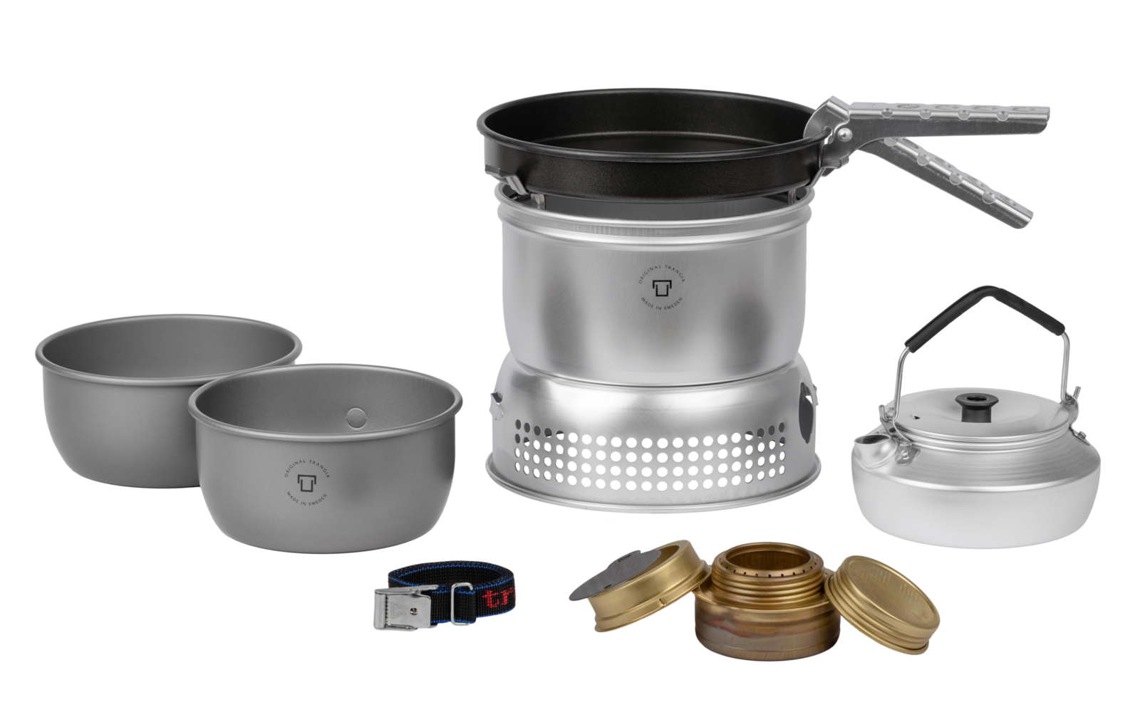 Trangia Trangiakök 27-2 HA Campingkochset 4- teilig mit Spiritusbrenner Set 1