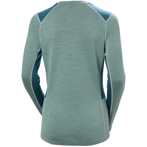 T-shirt thermique HELLY HANSEN W LIFA MERINO MIDWEIGHT CREW CACTUS
