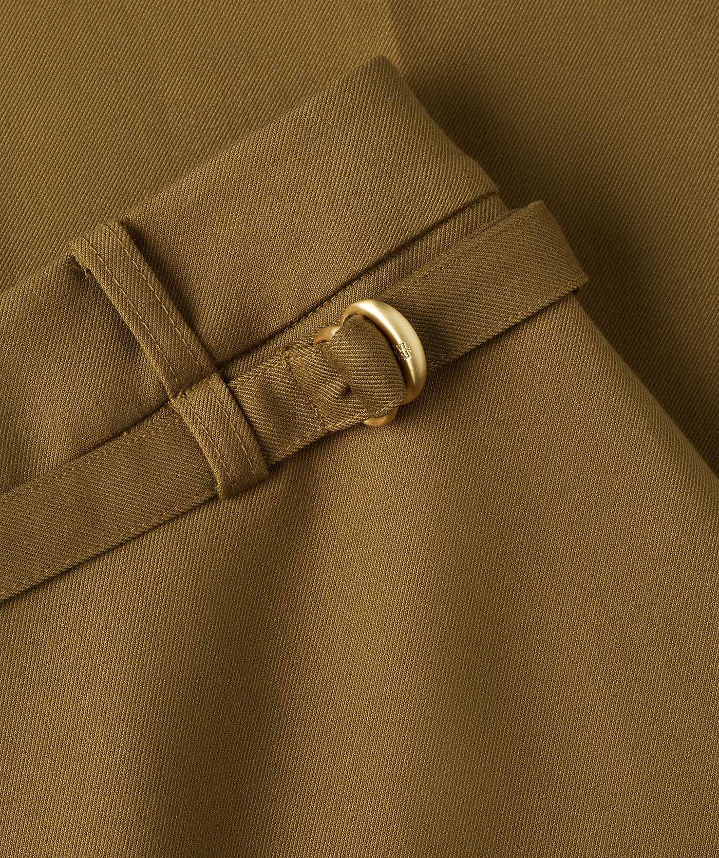 JV-KORIEN mid rise flared pantalon - olive green