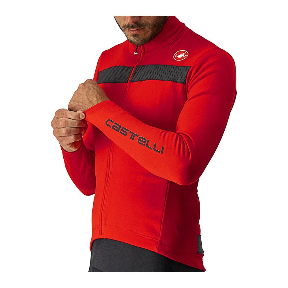 Castelli PURO 3 FZ - Maillot Homme red/black reflex