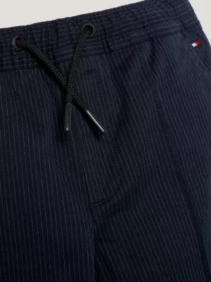 Calças chino com cordão e repelente à água
