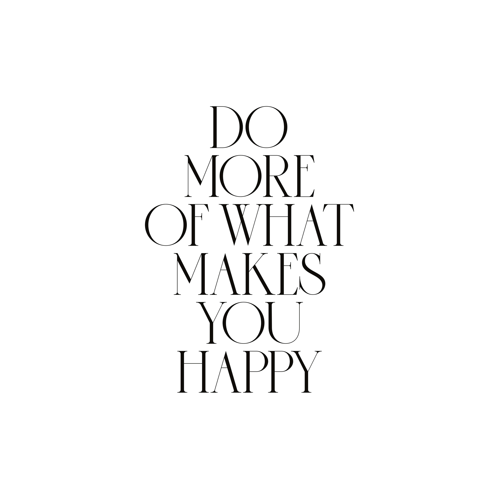 Gerahmtes Bild MORE HAPPINESS - 30x40 cm