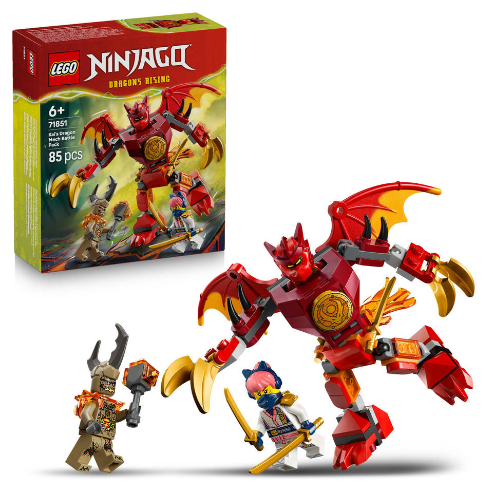 LEGO NINJAGO Kai's drakenmecha strijdpakket 71851