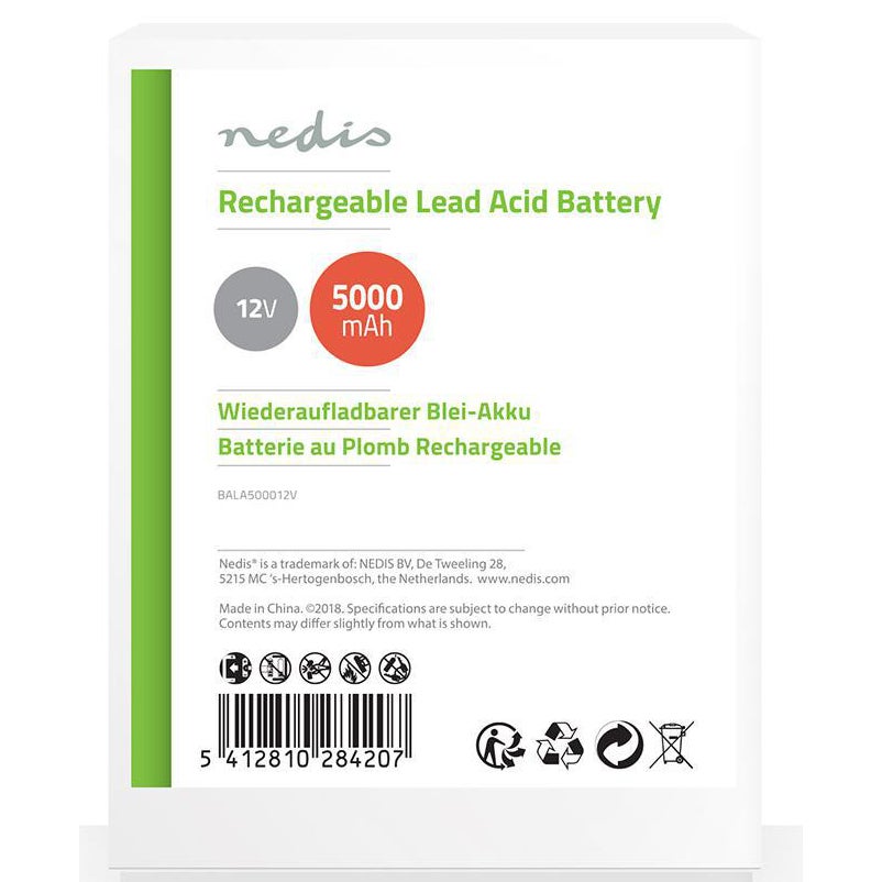 Nedis BALA500012V 12V accu 5000 mAh