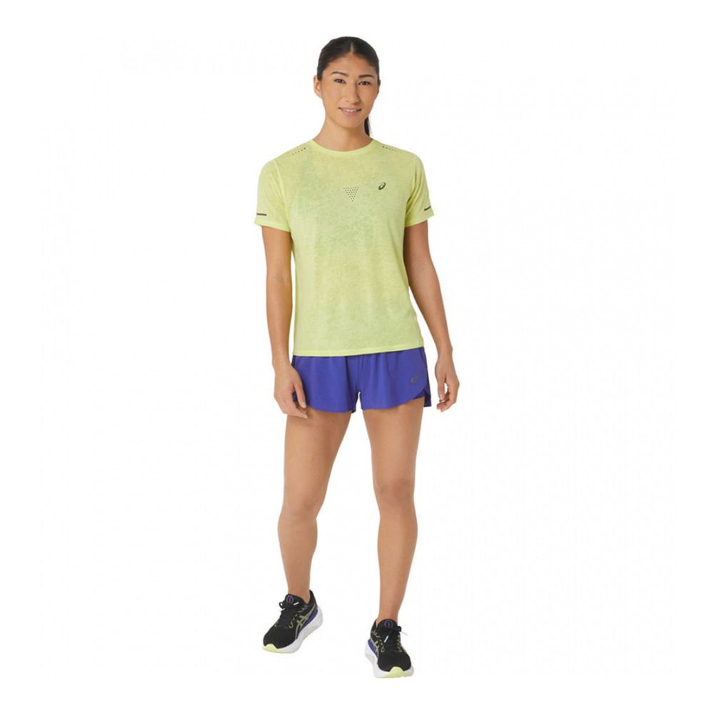 Asics METARUN SPLIT - Short Femme eggplant