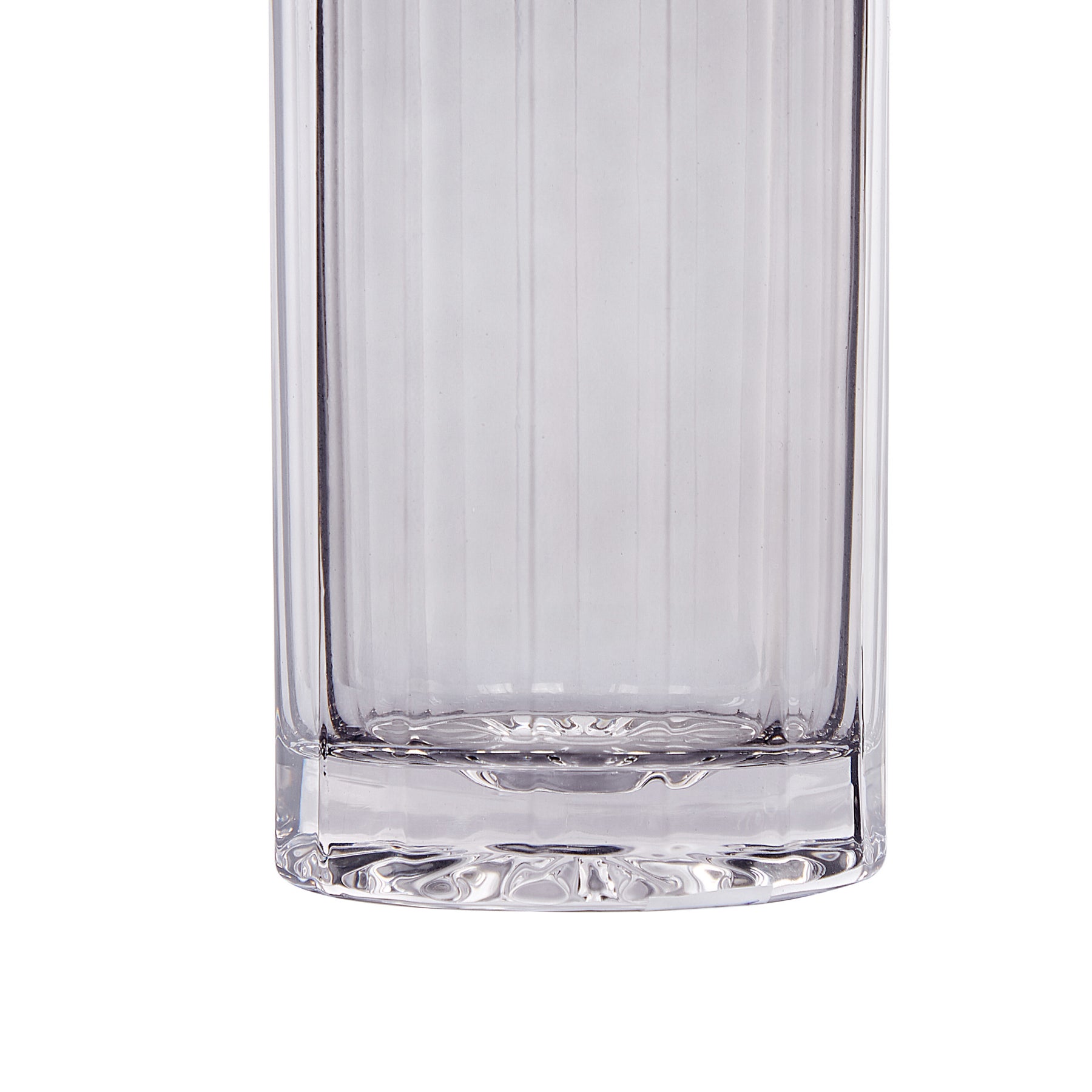 Beliani - PERDIKI - Decoratieve vaas - Grijs - Glas