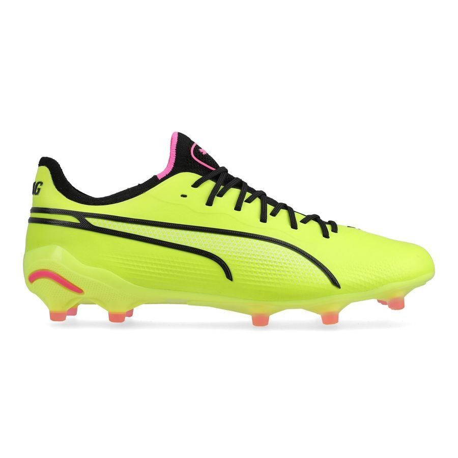 PUMA King Ultimate FG/AG Phenomenal - Electric Lime/Noir/Poison Pink Femme