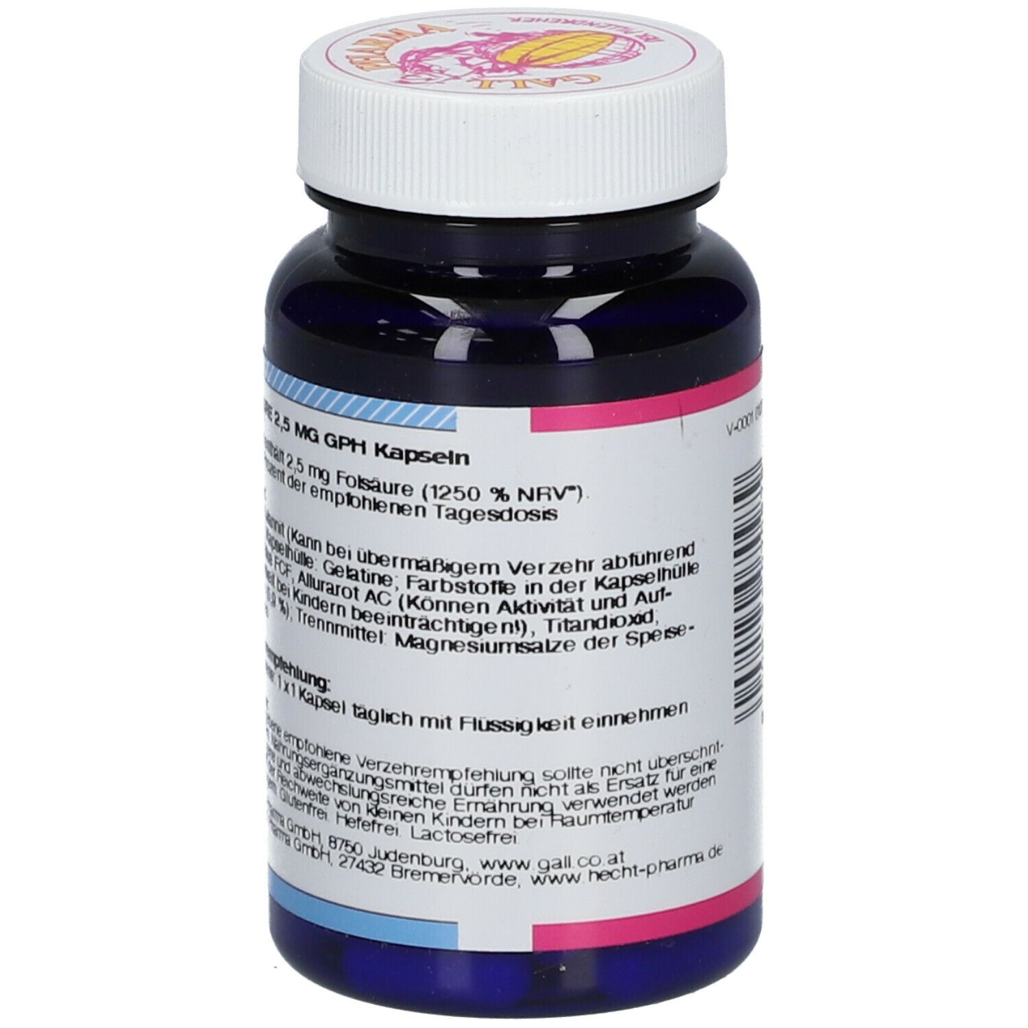 Folsäure 2,5 mg GPH Kapseln