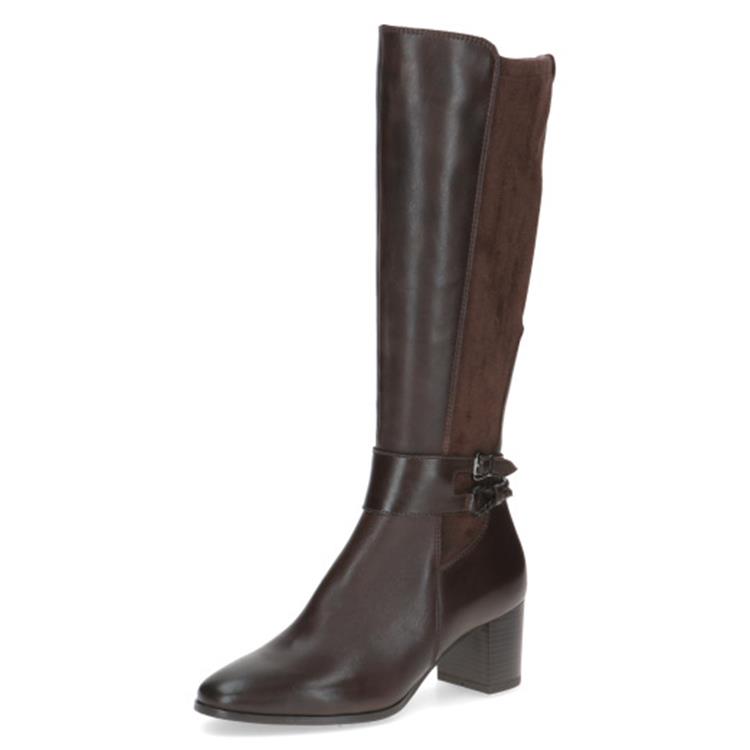 Caprice 9-25501-45 Wijdte G dk brown comb