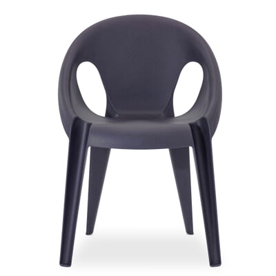 Armlehnstuhl Bell Chair, Schwarz