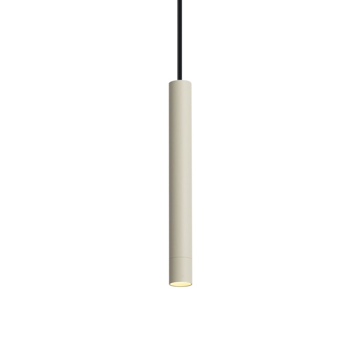 Moderne hanglamp beige met zwart voor railsysteem 1-fase - Iconic Frini
