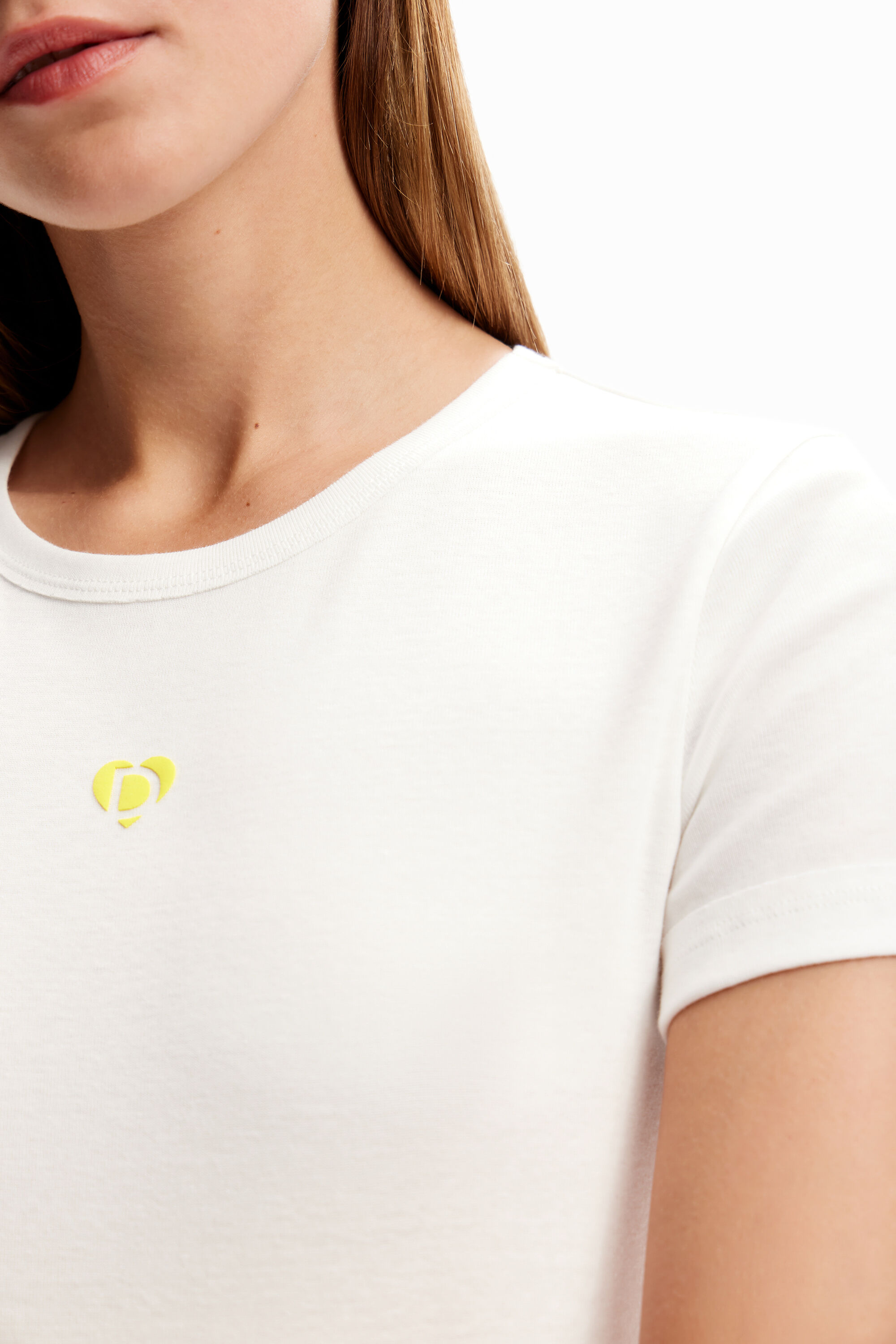 T-shirt basique cœur