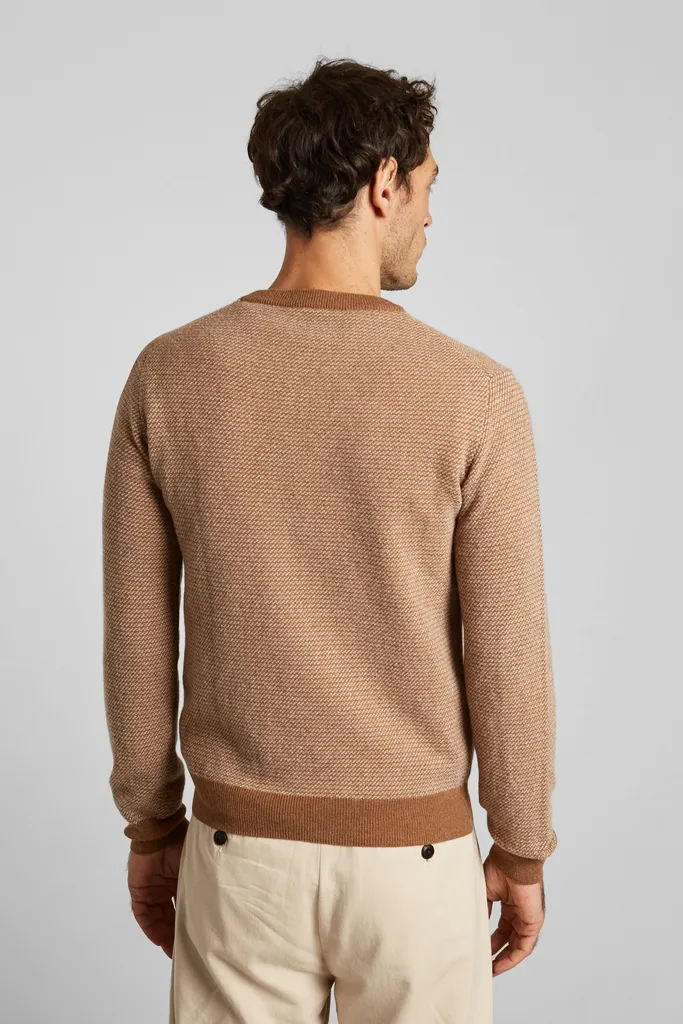 Pull jacquard en laine recyclée L'Exception Paris