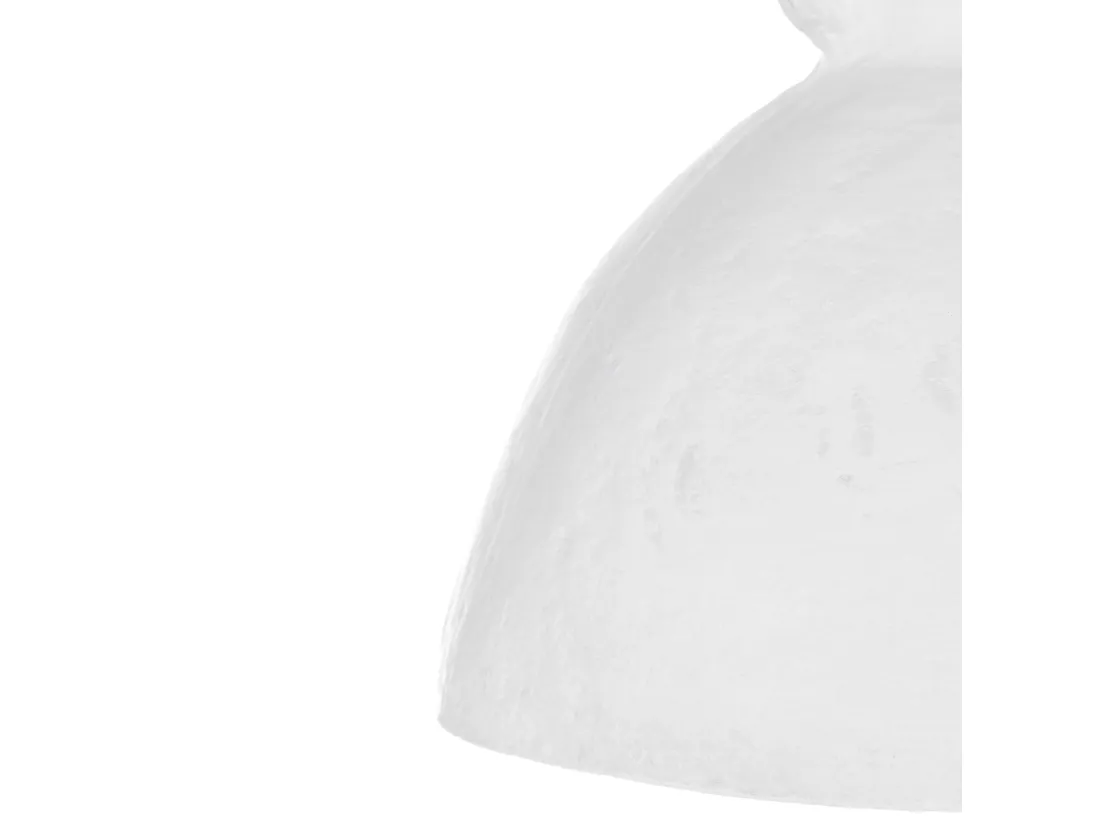 Lampe suspension MIGUELETE Papier-mâché Blanc