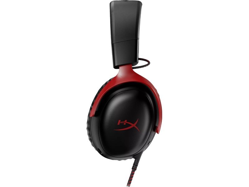 HyperX Headset Cloud III Rot/Schwarz Komfortables Gaming-Headset für PC und Spielkonsolen