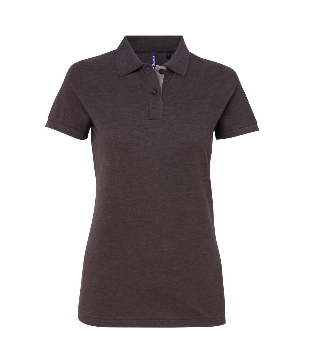 Asquith & Fox - Polo en contraste - Femme (Gris sombre/Gris) - UTRW5353