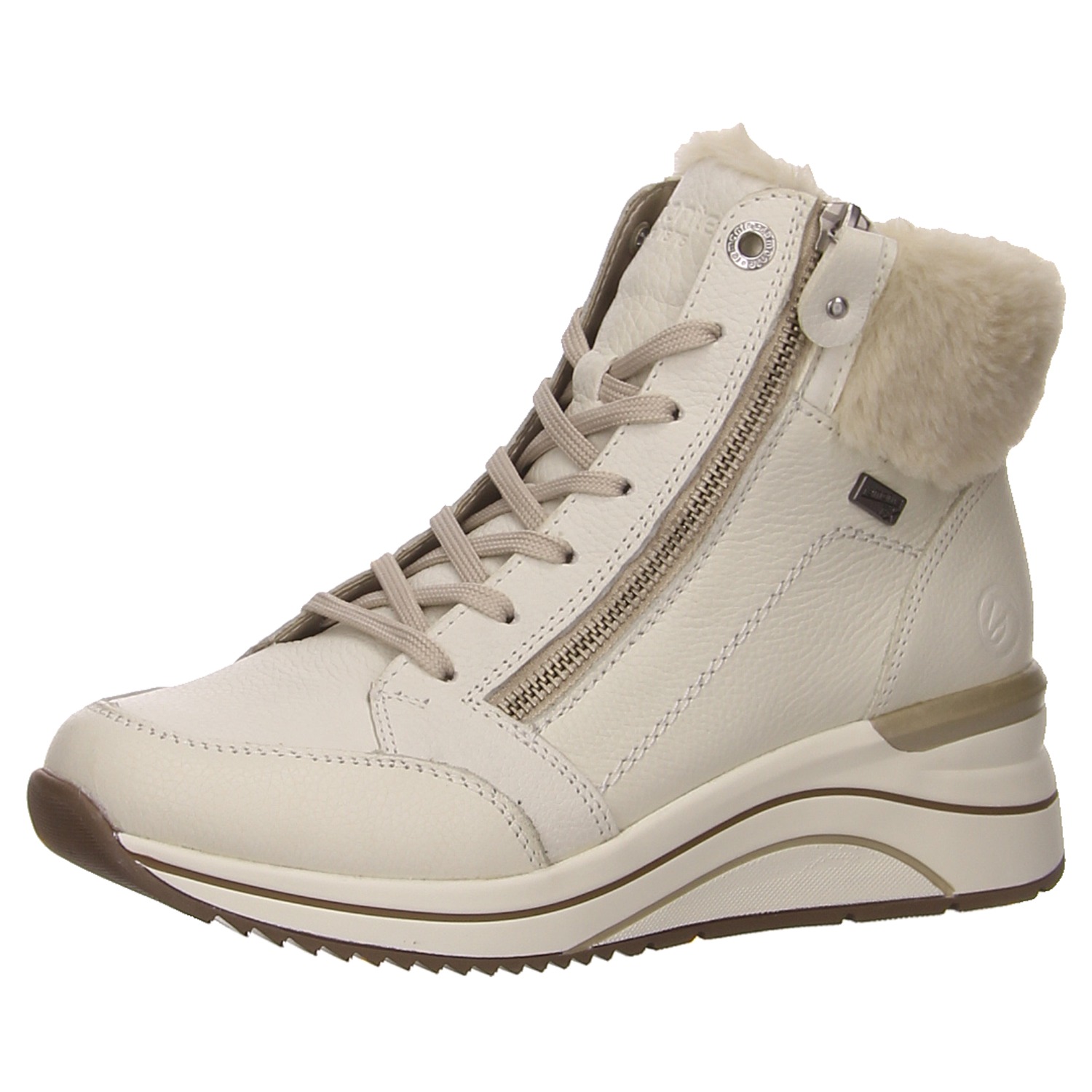Remonte Schnürboots weiß weiss/weiss kombi