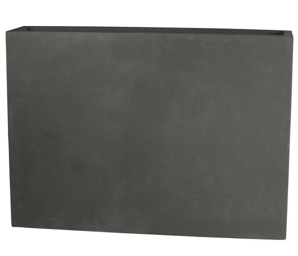 Dehner Fiberglas-Kasten, rechteckig, grau, ca.