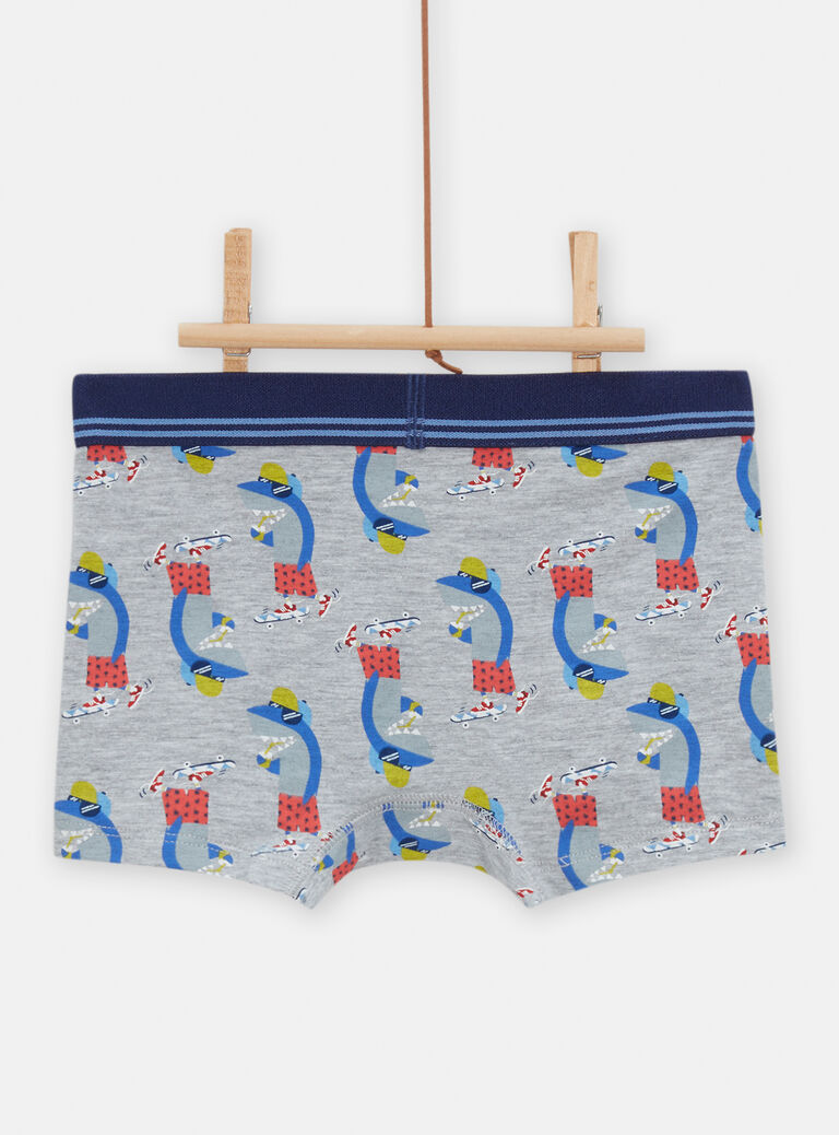 Lot de 3 caleçons imprimés requins pour garçon