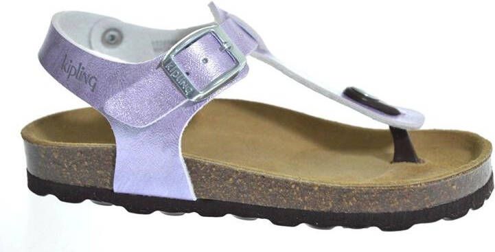Kipling sandalen lila metallic Paars Imitatieleer Effen 32