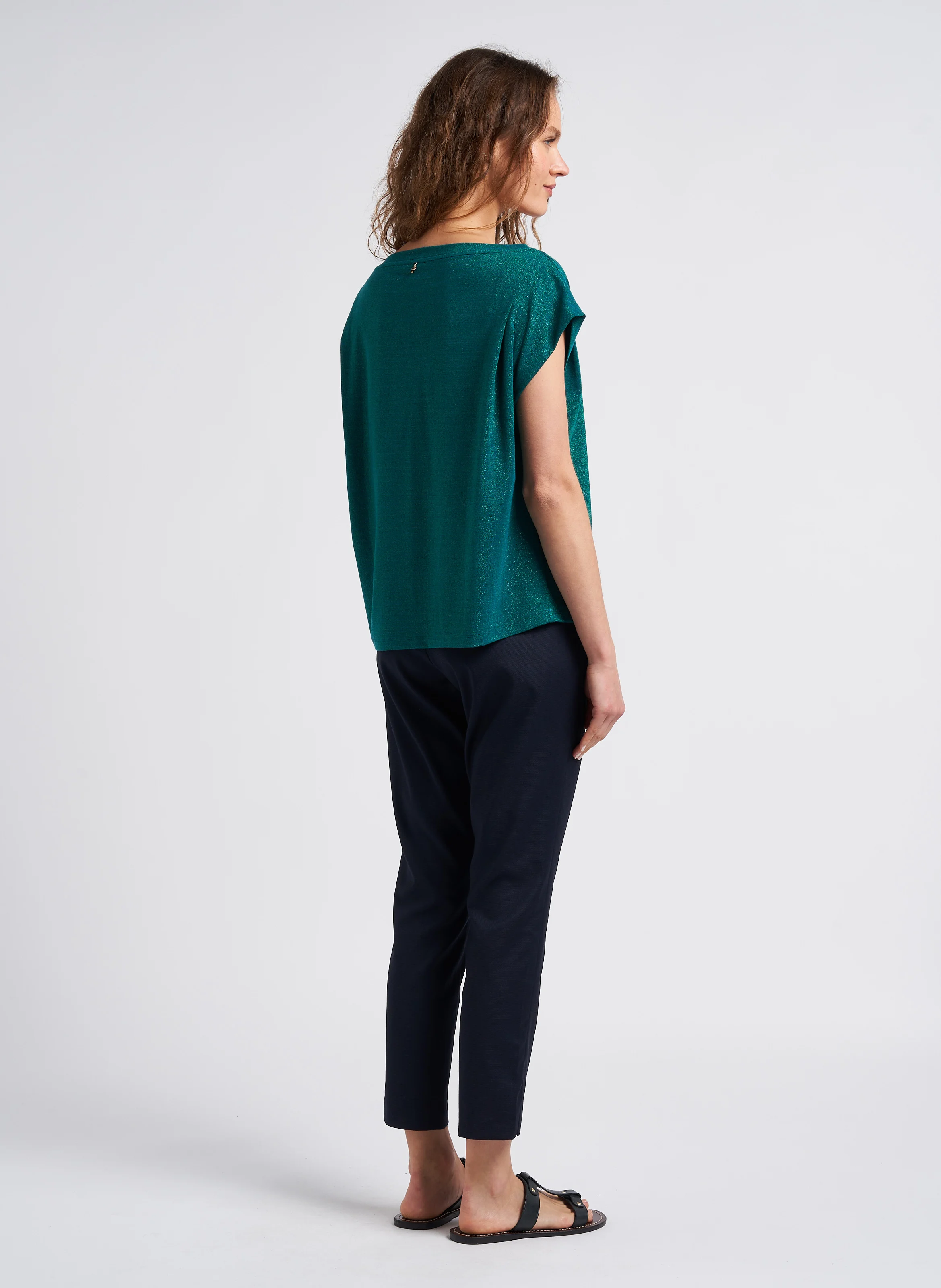 PETUNIA - Pantalon droit| Bleu