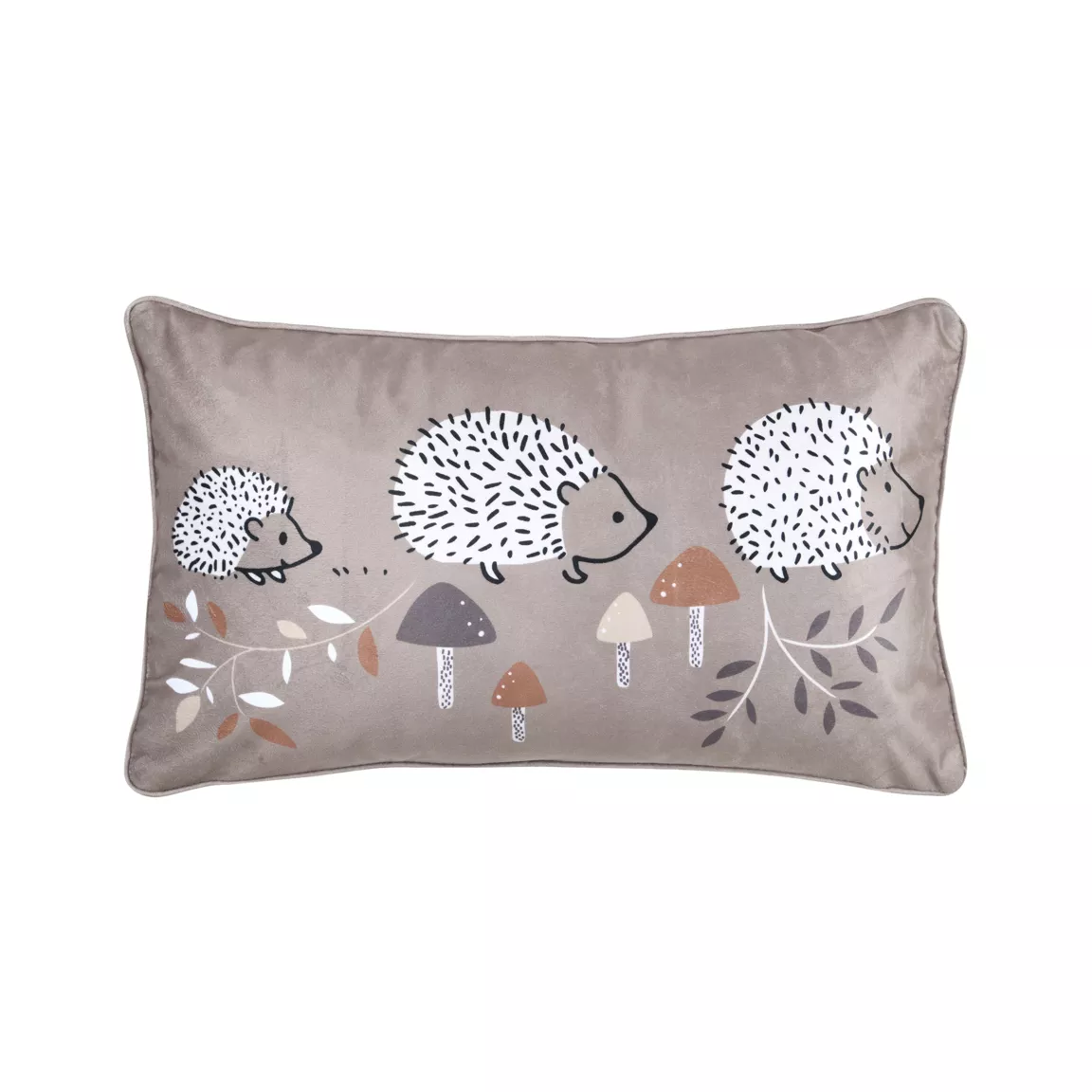 Coussin enfant rectangulaire velours (30 x 50 cm) Gabin Marron