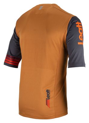 Maillot Manches 3/4 Leatt Enduro 3.0 Suede Marron
