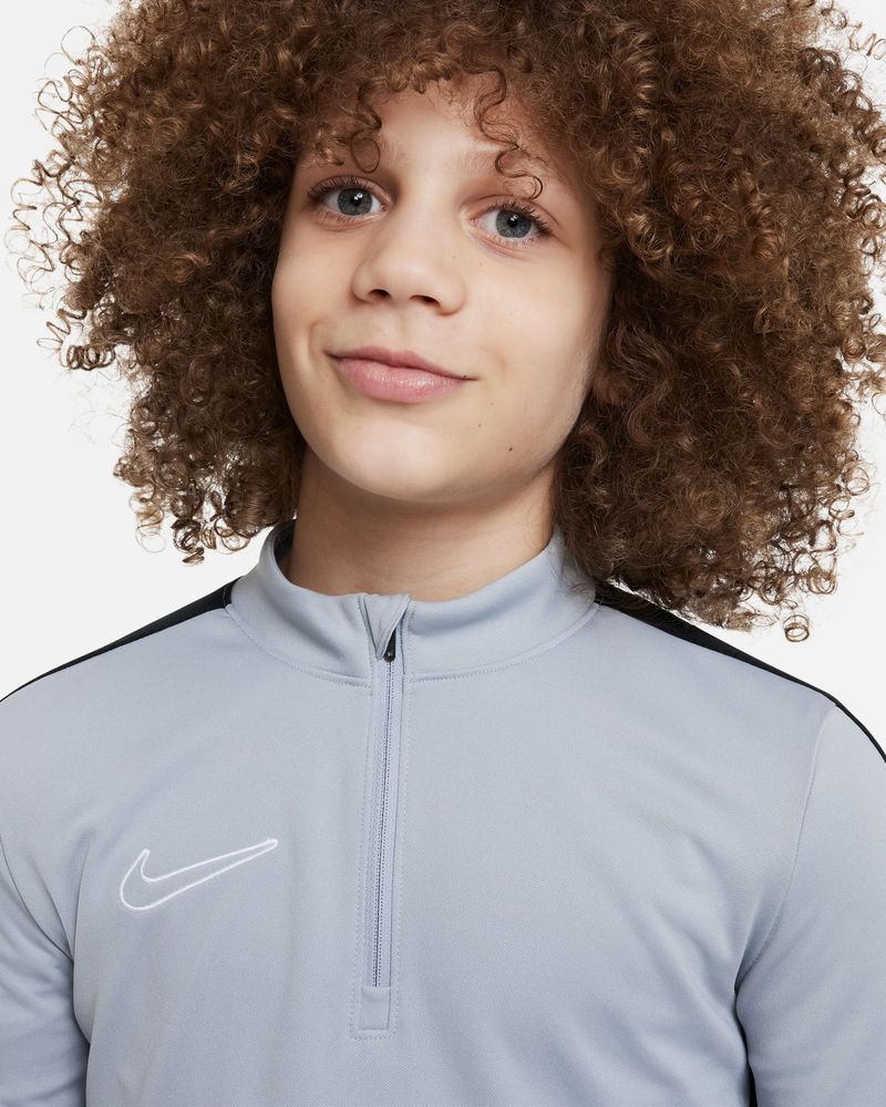 Haut d'entrainement 1/4 Zip Nike Academy 23 Gris pour enfant