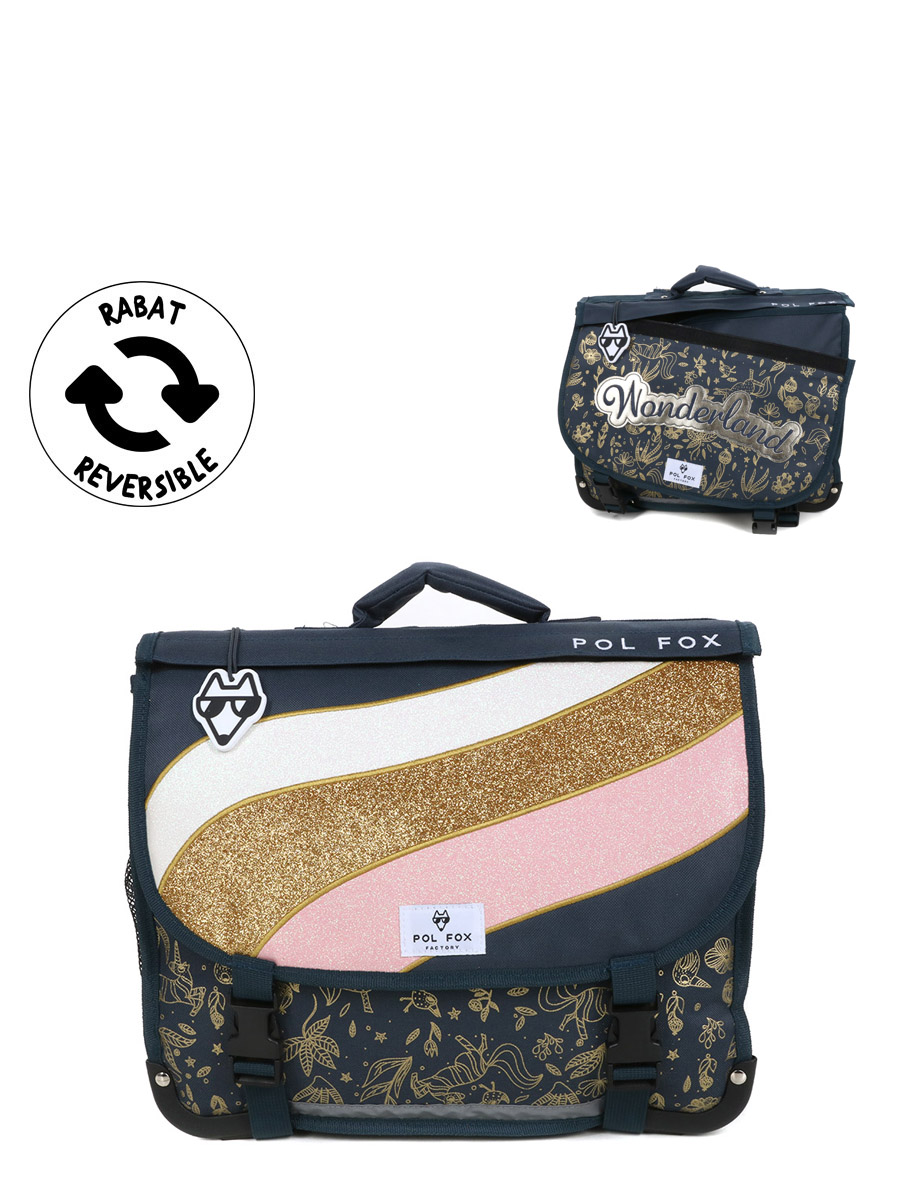 Cartable RÀversible Pol Fox Wonderland 38 cm