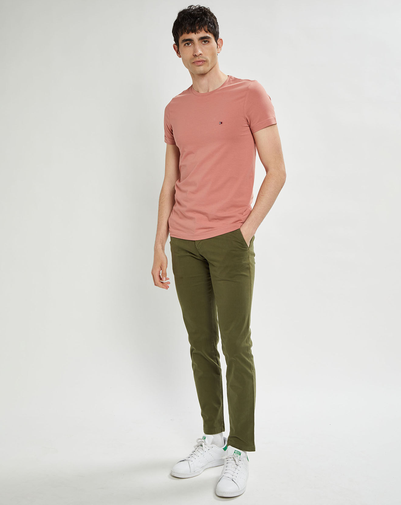 Tommy Hilfiger Pantalon chino Bleecker kaki