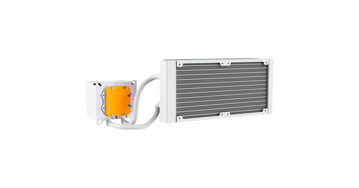 XYZ PC GearHydroview AIO 240 waterkoeling  (Wit, ARGB, PWM)