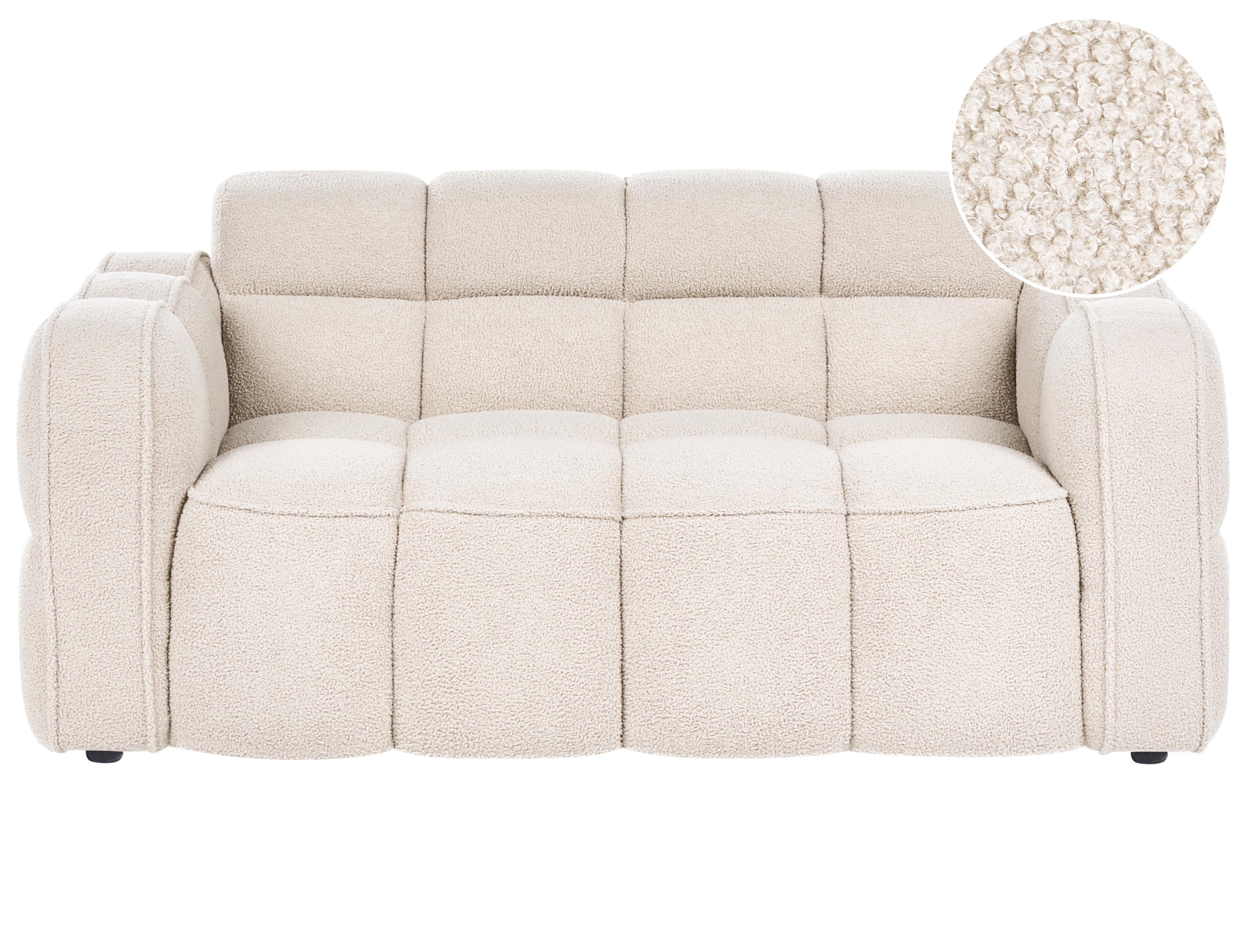 Bank 2-zits UTANA Bouclé Beige