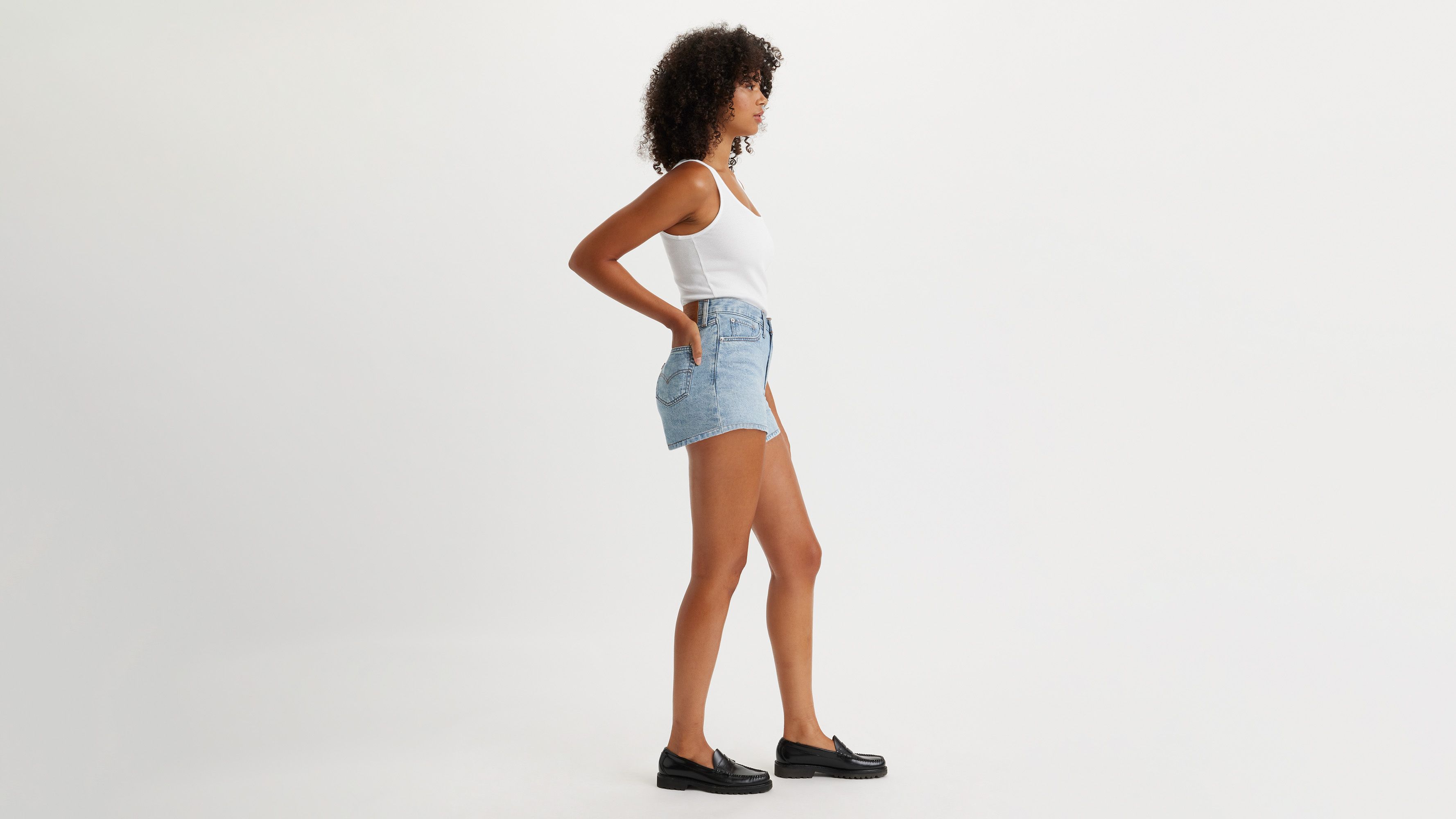 Short Mom ’80 - Make A Difference - Bleu