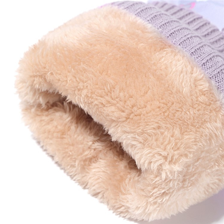 (1 Paar) Gefütterte Winter Ski Handschuhe (One Size) - Bär